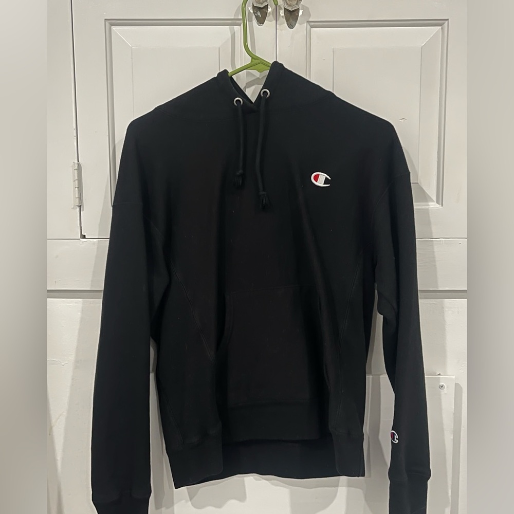 Black champion reverse weave